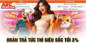 Giới thiệu đôi nét về chương trình hoàn trả tức thì không giới hạn lên đến 3% tại ABC8